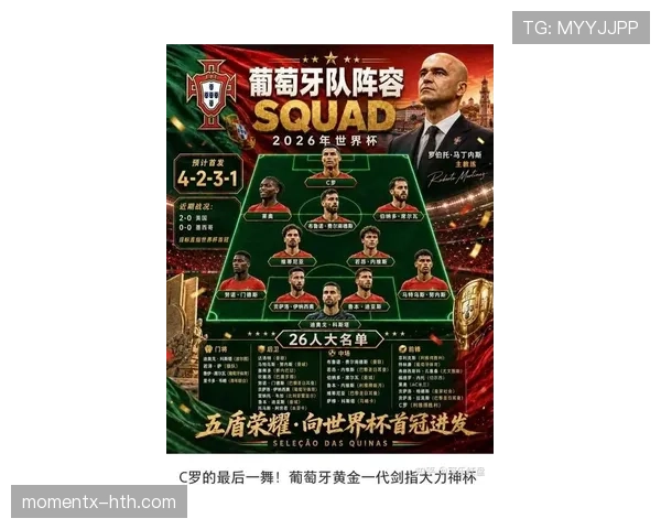 2026世界杯葡萄牙队赛程前瞻 C罗最后一舞能否圆梦美加墨